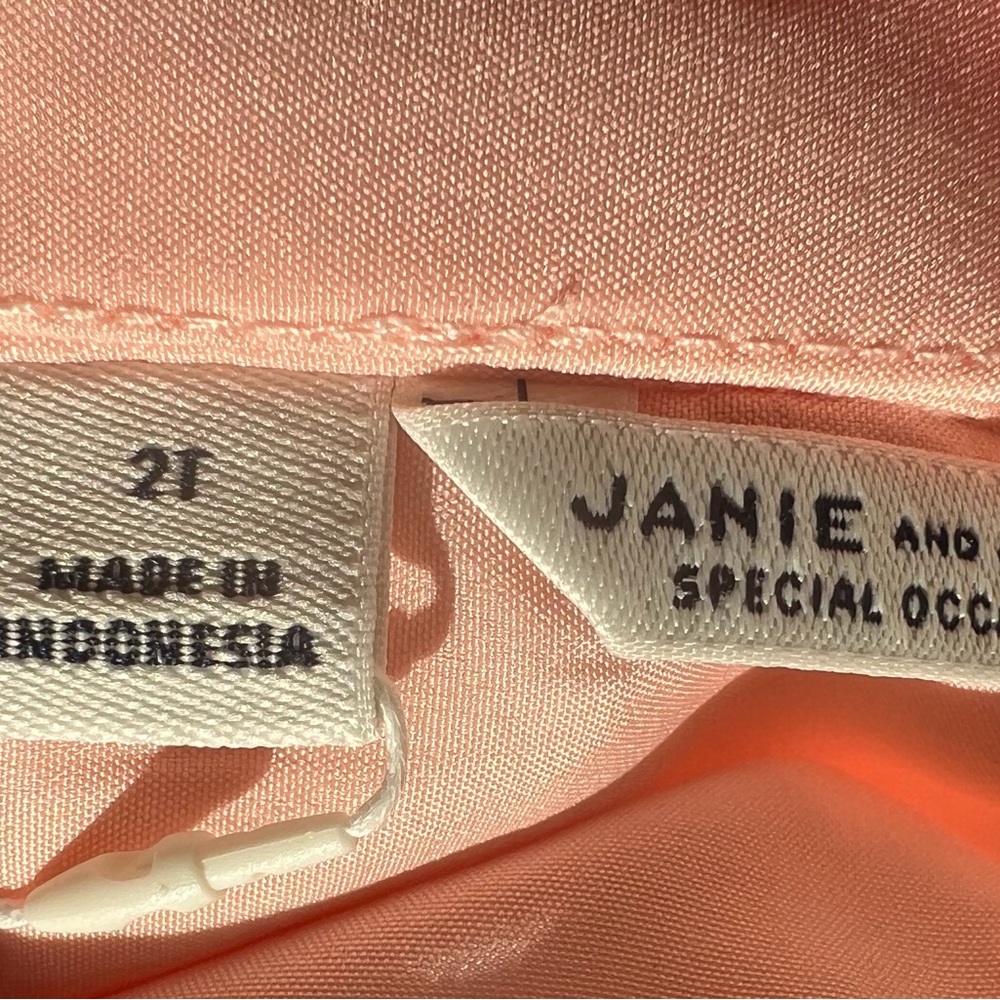 Pink and Rainbow Ruffle Dress - Picture 6 of 6